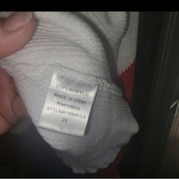 🍂🍁Nwot Andree by unit COLORBLOCK sweater 2x - Picture 3 of 5